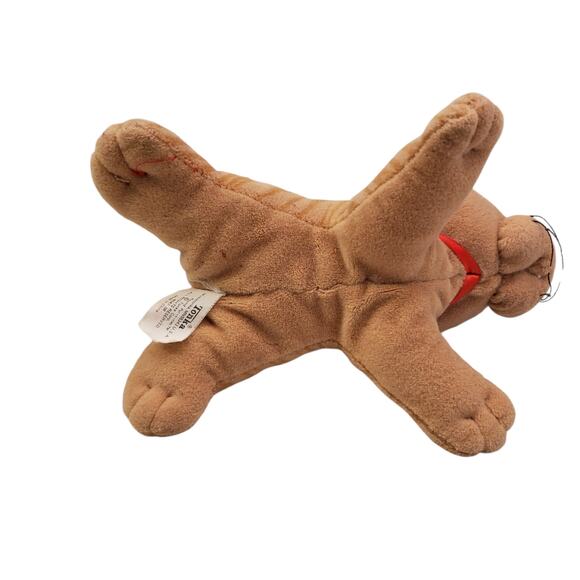 Vintage 1980s Pound Purries Small Orange Stripe Tabby Kitty Cat Plush Kitten 7" - Picture 8 of 11